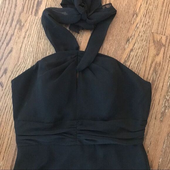 WHBM lbd halter strapless chiffon party dress 4 - Picture 3 of 5